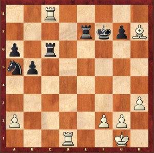 Pak se ještě dlouho hrálo, Verča s pěšce víc, pravděpodobně remízovou koncovku. Naštěstí soupeřka udělala hrubku Vc6?? a ztratila figuru a následně prohrála.